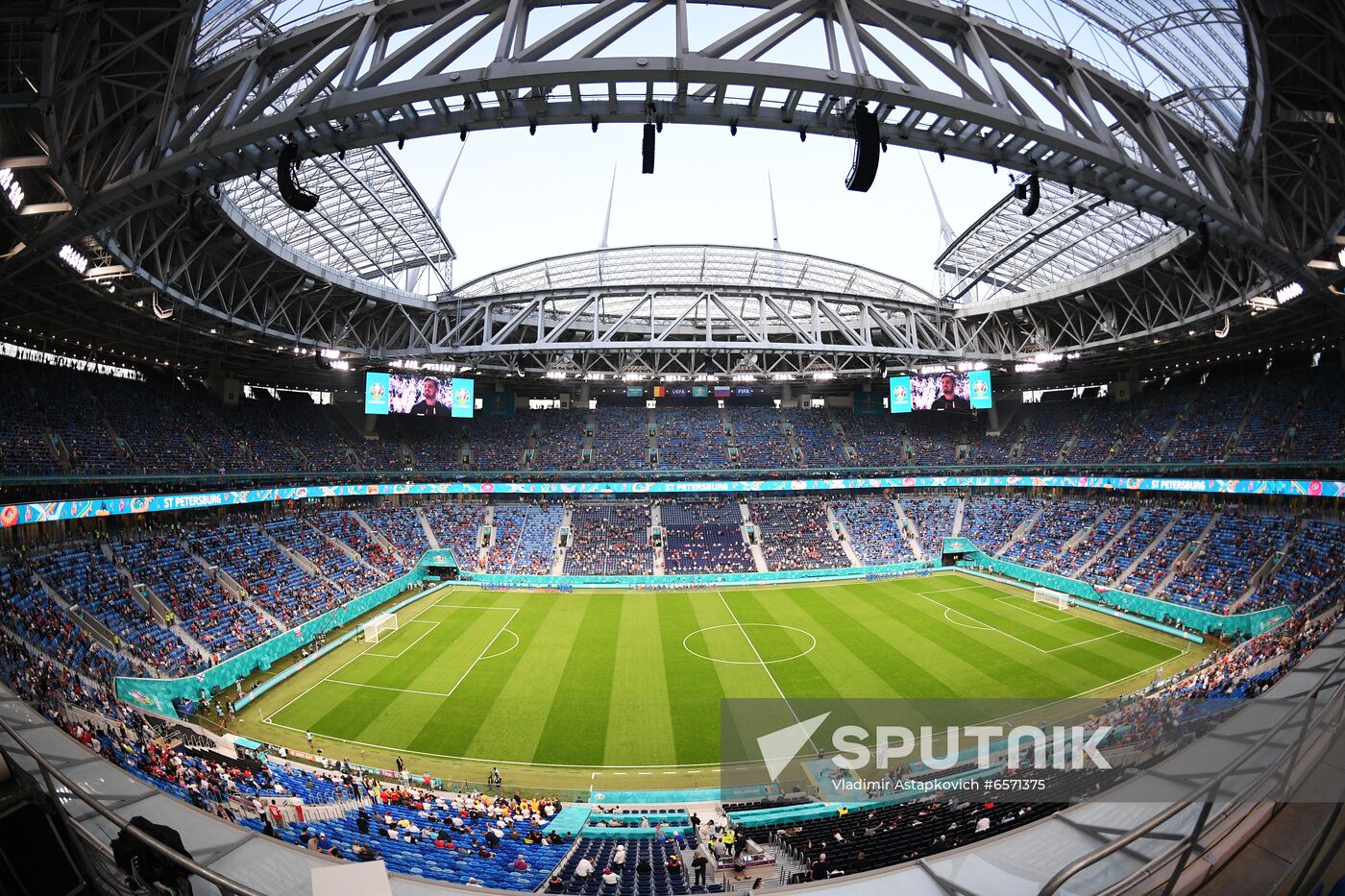 Russia Soccer Euro 2020 Belgium - Russia