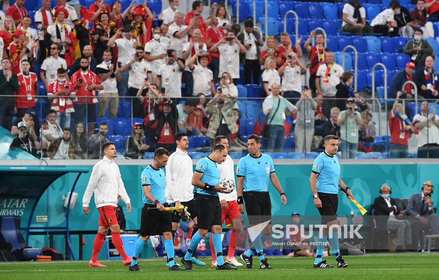 Russia Soccer Euro 2020 Belgium - Russia