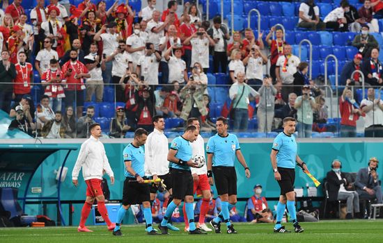 Russia Soccer Euro 2020 Belgium - Russia