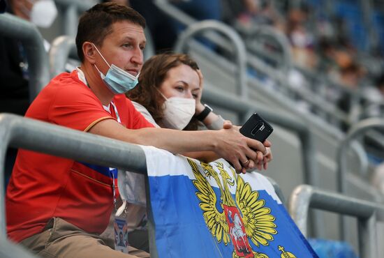 Russia Soccer Euro 2020 Belgium - Russia