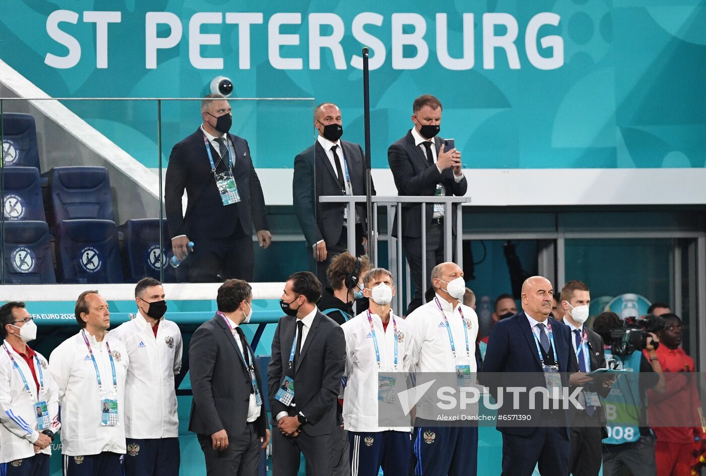 Russia Soccer Euro 2020 Belgium - Russia