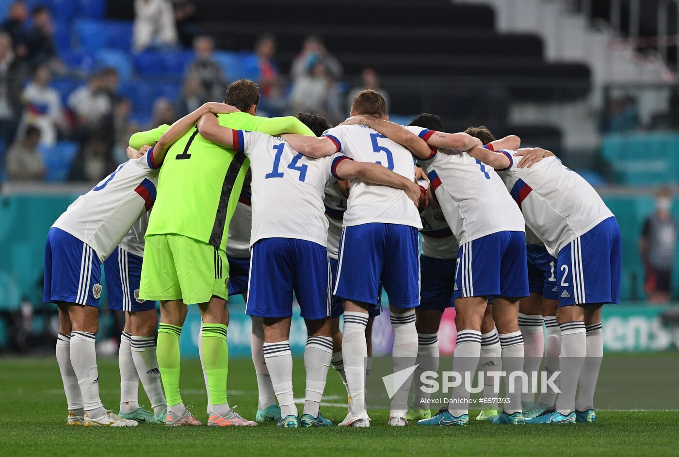 Russia Soccer Euro 2020 Belgium - Russia