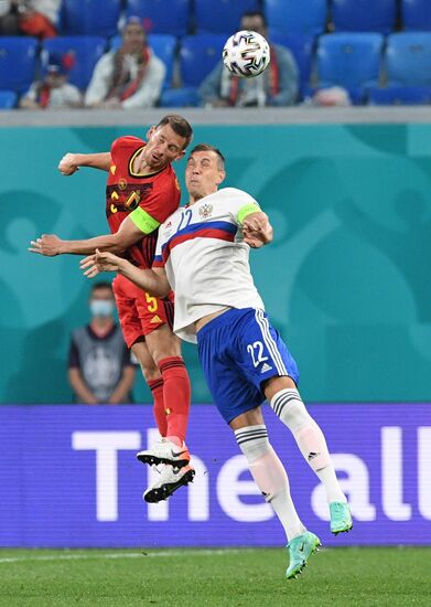 Russia Soccer Euro 2020 Belgium - Russia