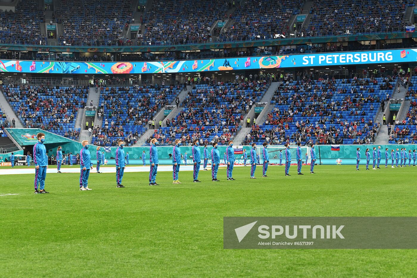 Russia Soccer Euro 2020 Belgium - Russia