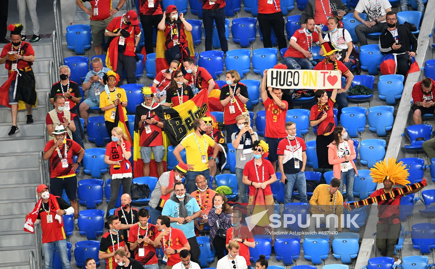 Russia Soccer Euro 2020 Belgium - Russia