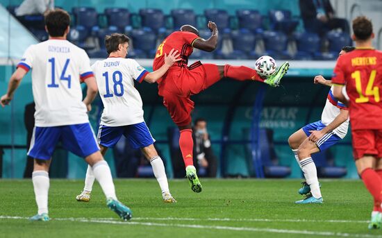 Russia Soccer Euro 2020 Belgium - Russia