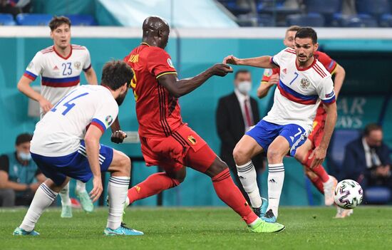 Russia Soccer Euro 2020 Belgium - Russia