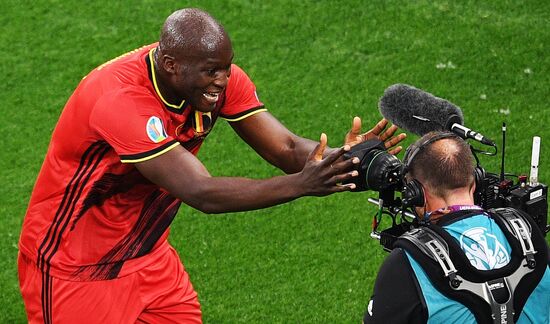 Russia Soccer Euro 2020 Belgium - Russia