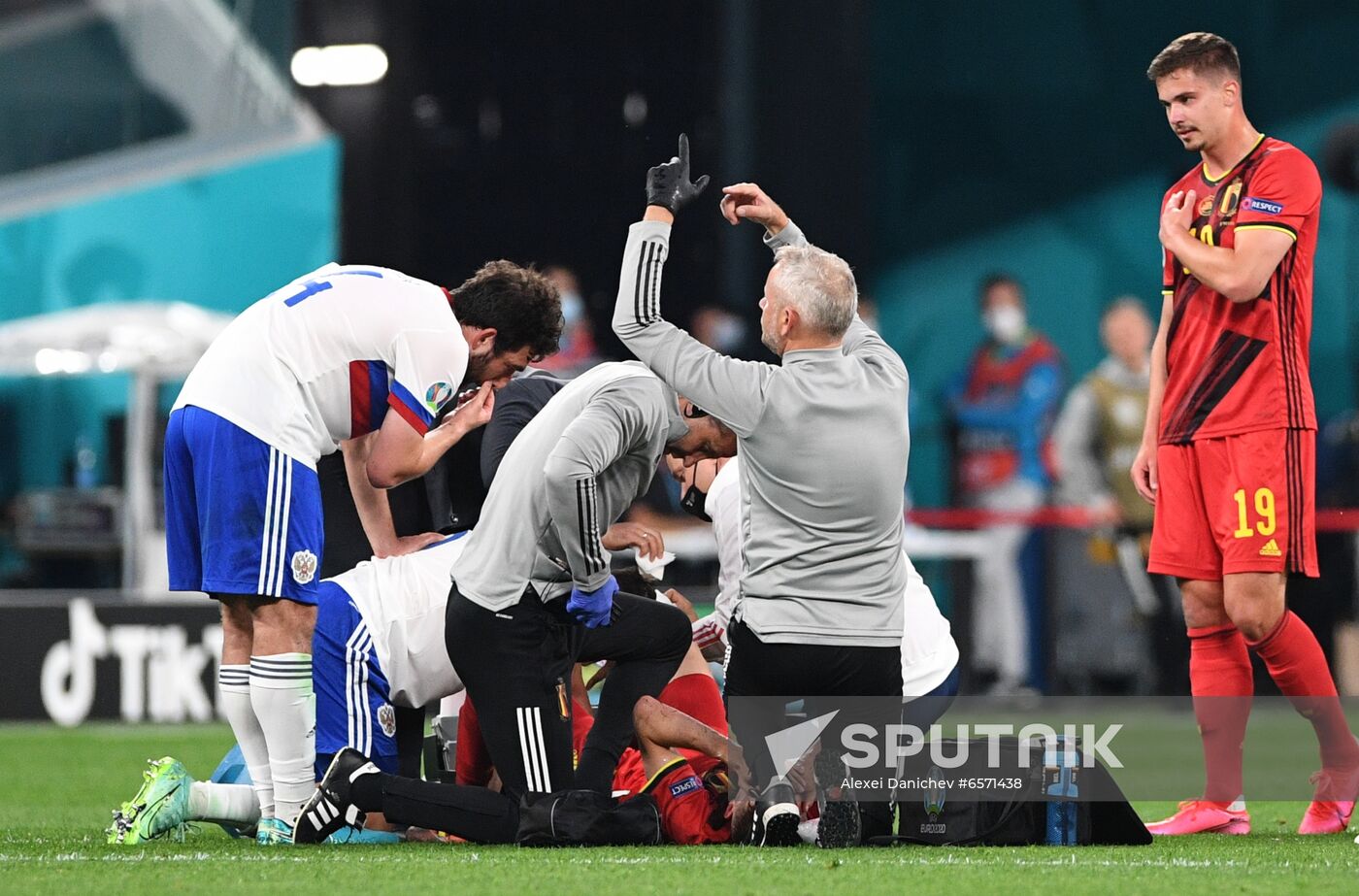 Russia Soccer Euro 2020 Belgium - Russia