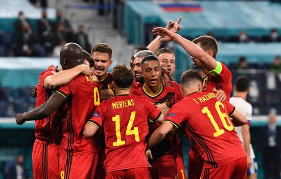 Russia Soccer Euro 2020 Belgium - Russia