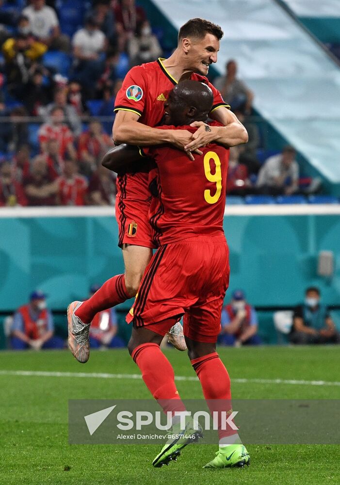 Russia Soccer Euro 2020 Belgium - Russia