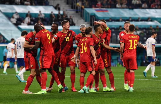 Russia Soccer Euro 2020 Belgium - Russia