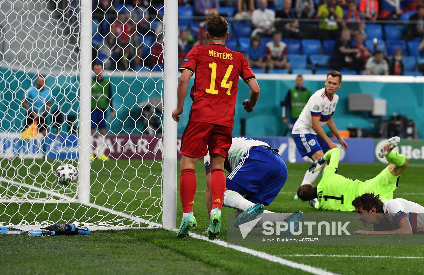 Russia Soccer Euro 2020 Belgium - Russia