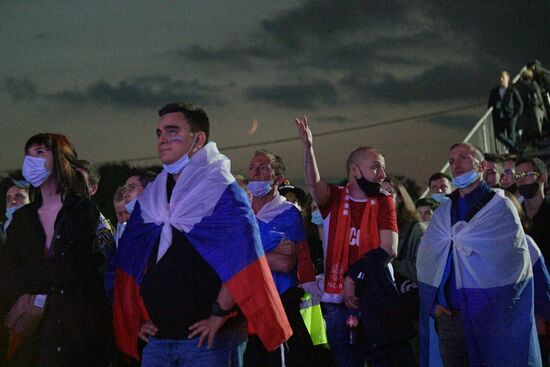 Russia Soccer Euro 2020 Belgium - Russia Broadcasting