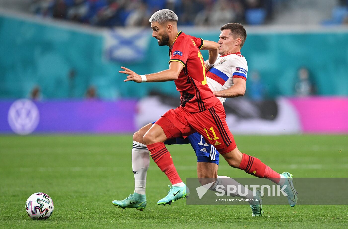 Russia Soccer Euro 2020 Belgium - Russia