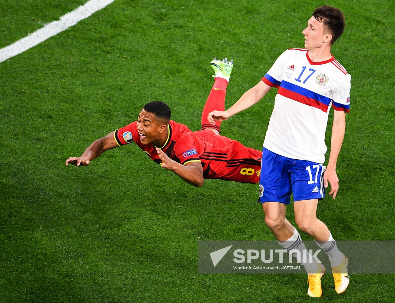 Russia Soccer Euro 2020 Belgium - Russia