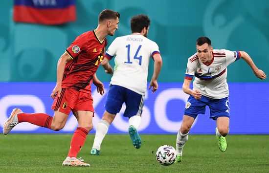 Russia Soccer Euro 2020 Belgium - Russia