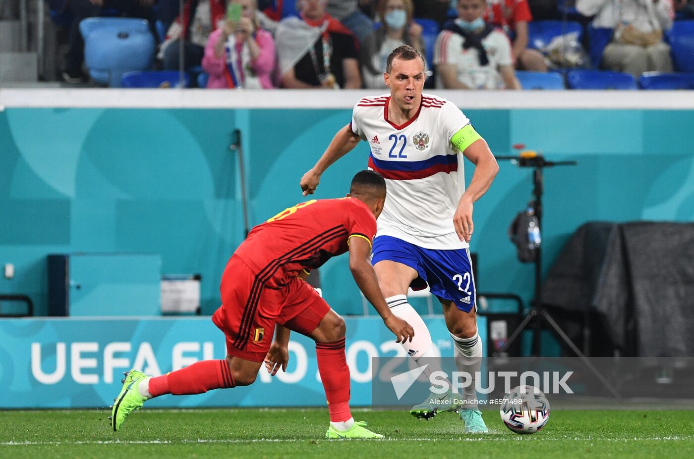 Russia Soccer Euro 2020 Belgium - Russia