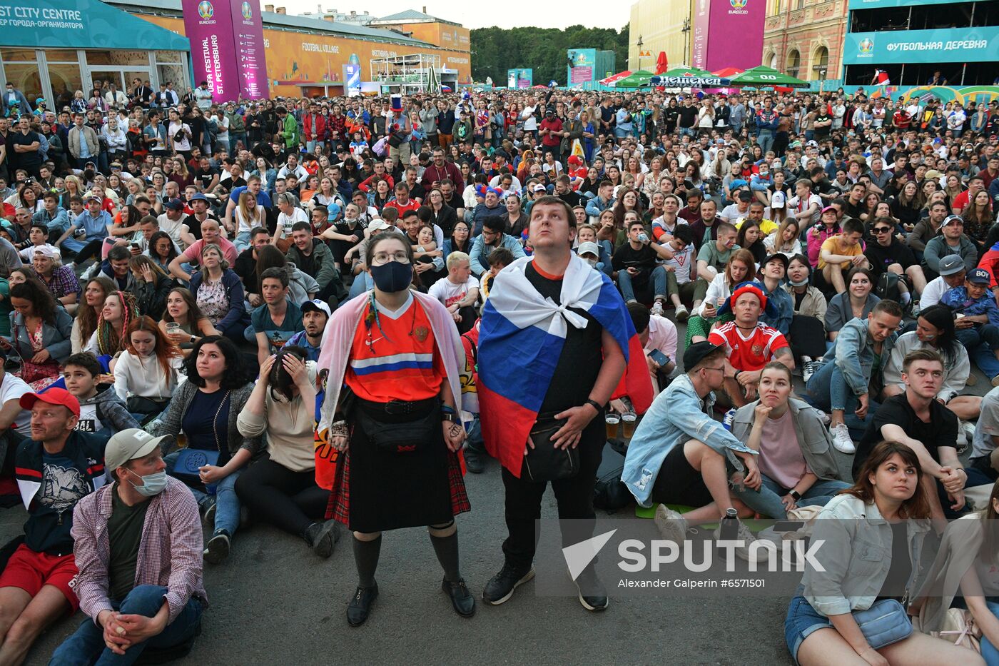 Russia Soccer Euro 2020 Belgium - Russia Broadcasting