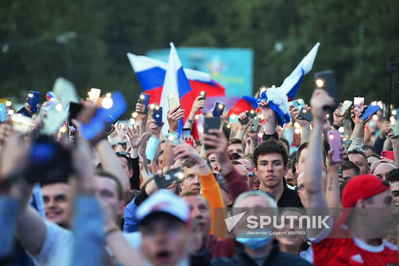 Russia Soccer Euro 2020 Belgium - Russia Broadcasting