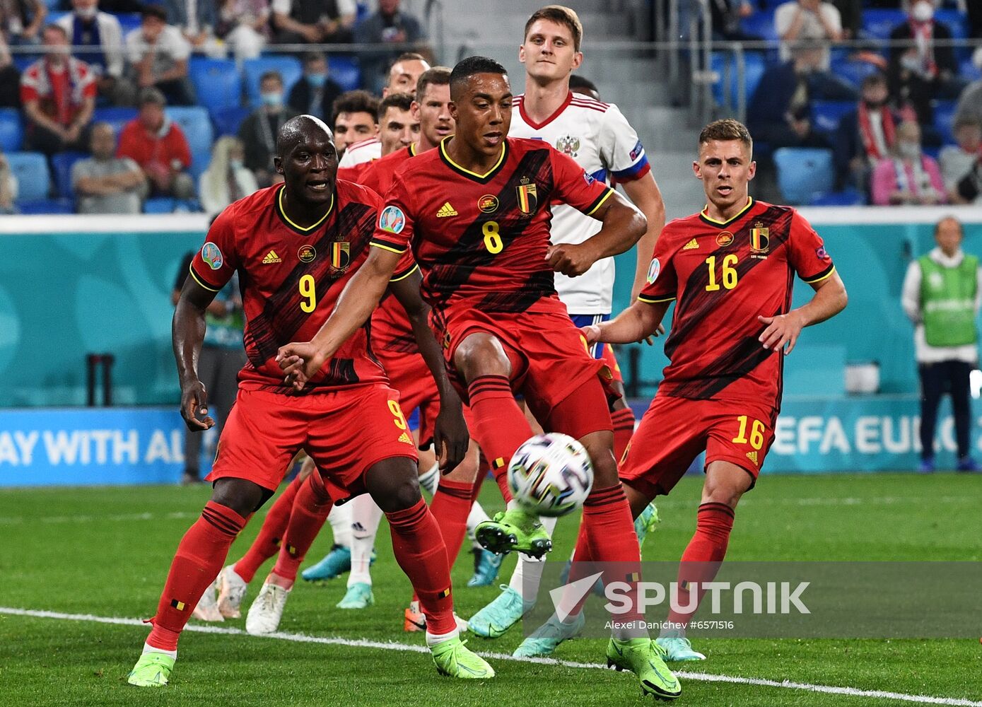 Russia Soccer Euro 2020 Belgium - Russia