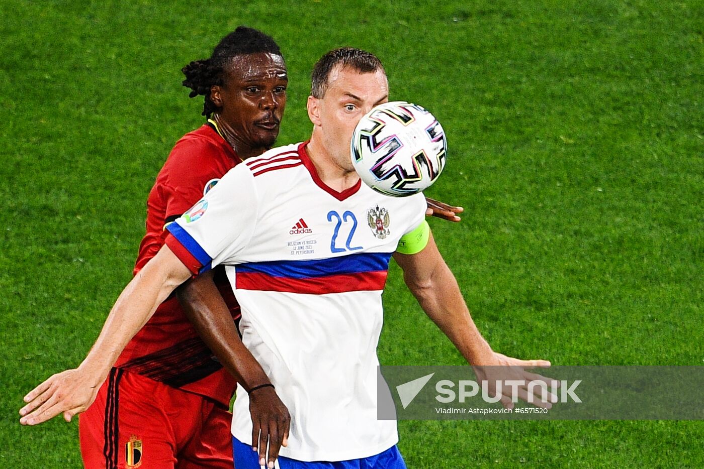 Russia Soccer Euro 2020 Belgium - Russia