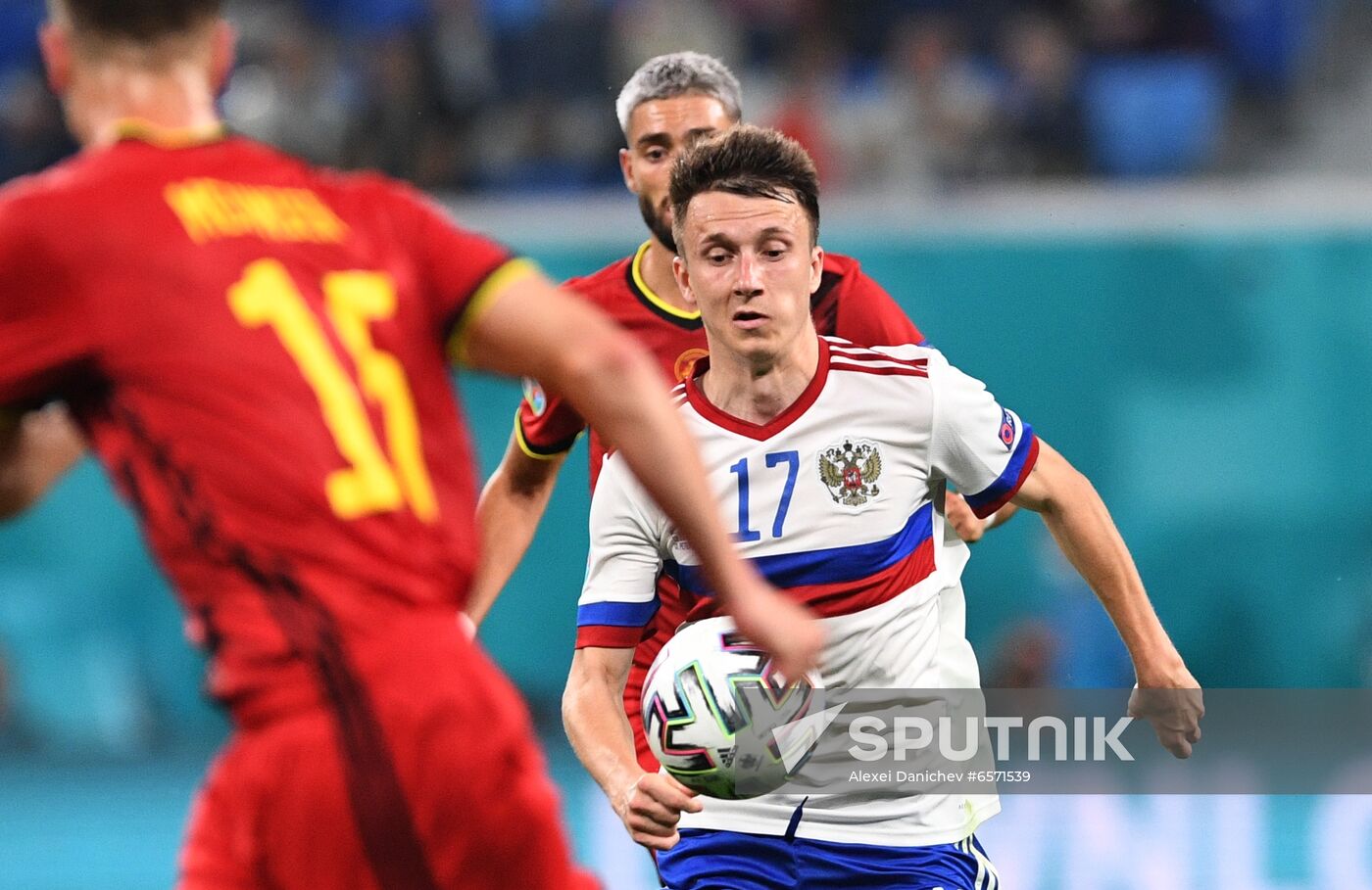 Russia Soccer Euro 2020 Belgium - Russia