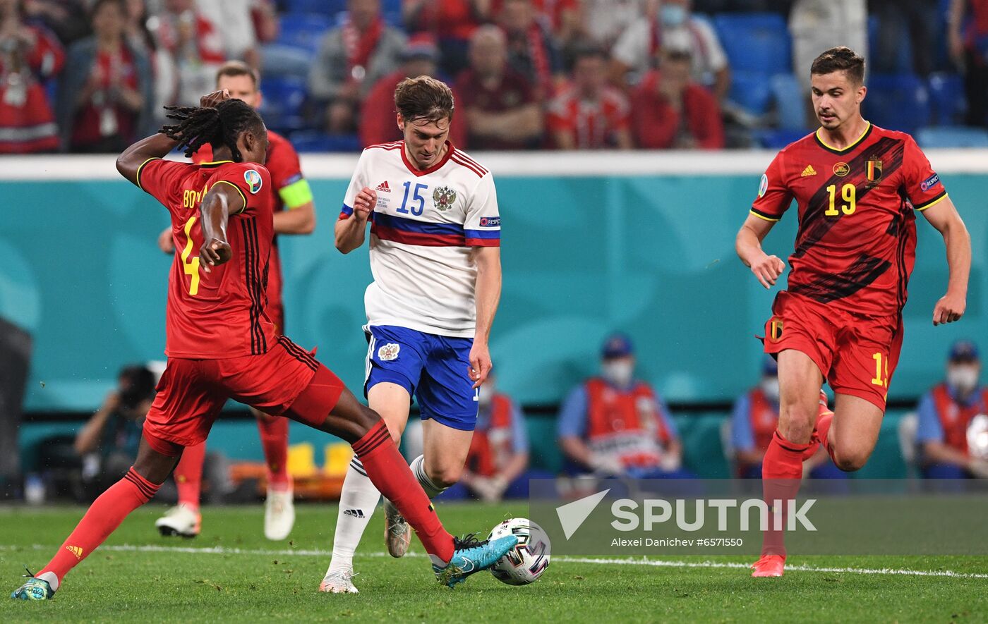 Russia Soccer Euro 2020 Belgium - Russia