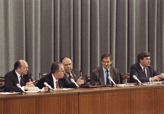 Soviet-American meeting on information exchange