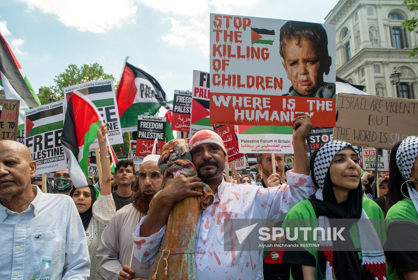 Britain Justice For Palestine Protest