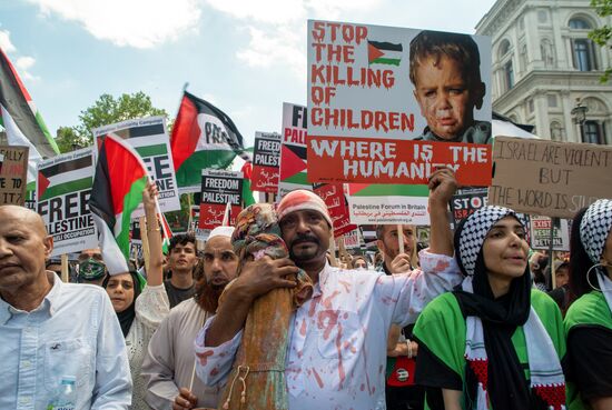 Britain Justice For Palestine Protest