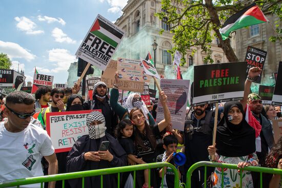 Britain Justice For Palestine Protest