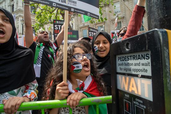 Britain Justice For Palestine Protest