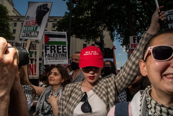 Britain Justice For Palestine Protest