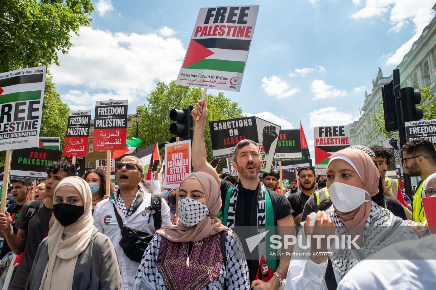 Britain Justice For Palestine Protest