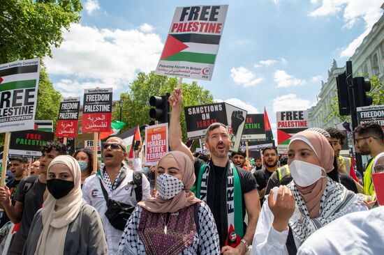 Britain Justice For Palestine Protest