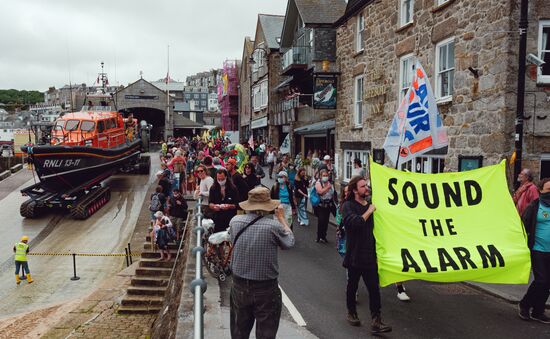 Britain G7 Protests