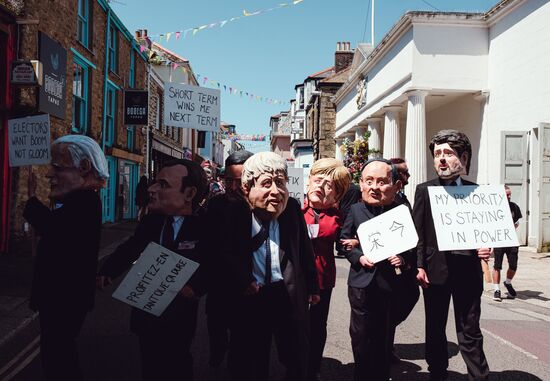 Britain G7 Protests