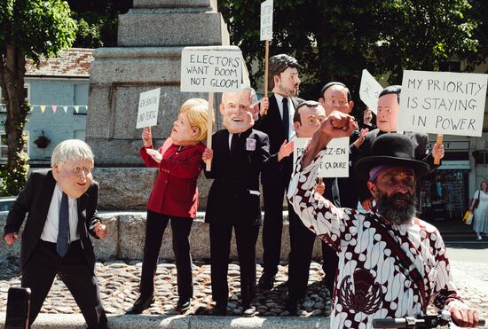 Britain G7 Protests