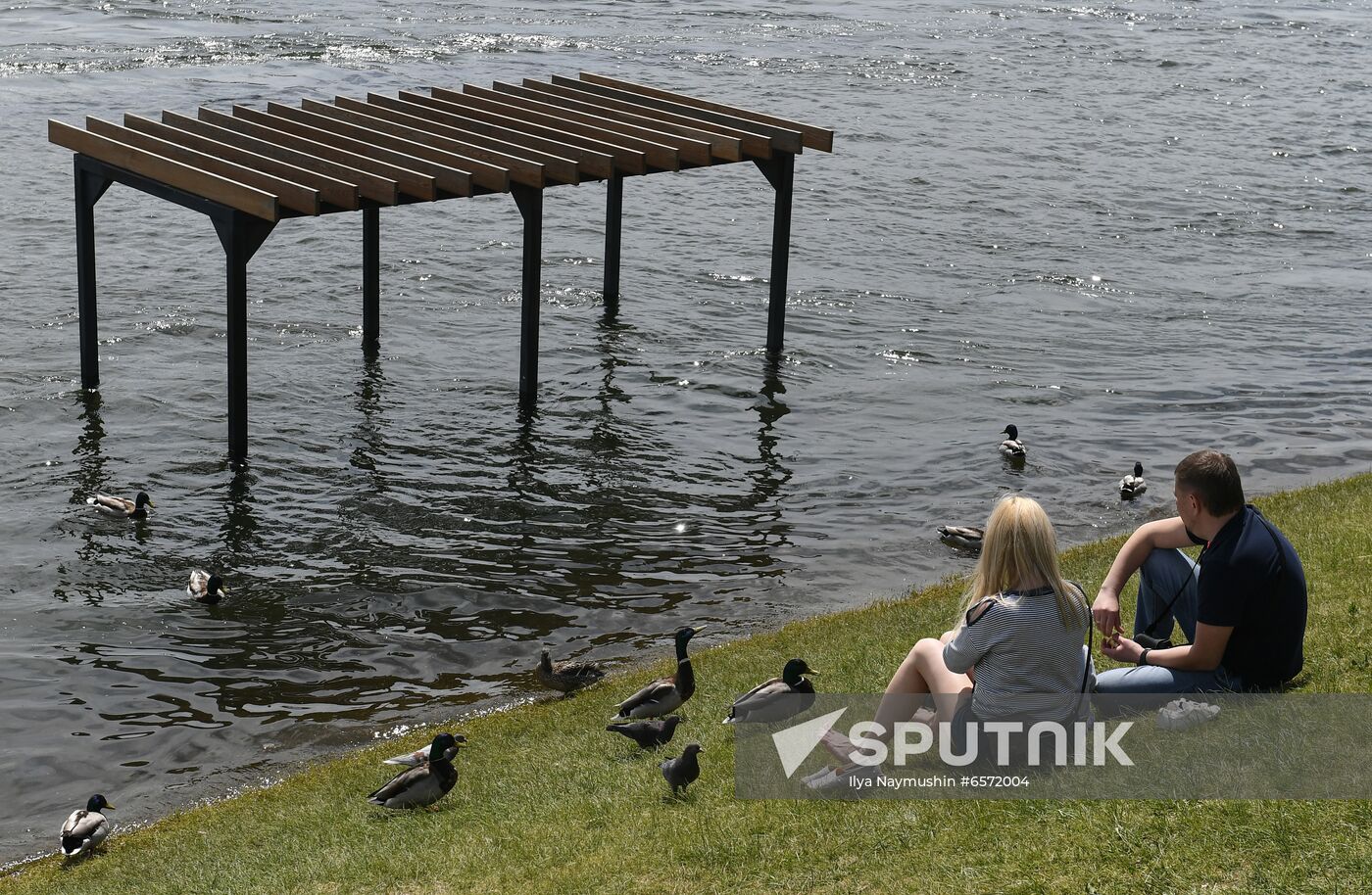 Russia Hydroelectric Station Water Discharge