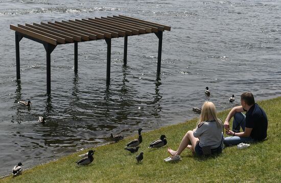 Russia Hydroelectric Station Water Discharge