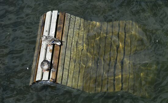 Russia Hydroelectric Station Water Discharge