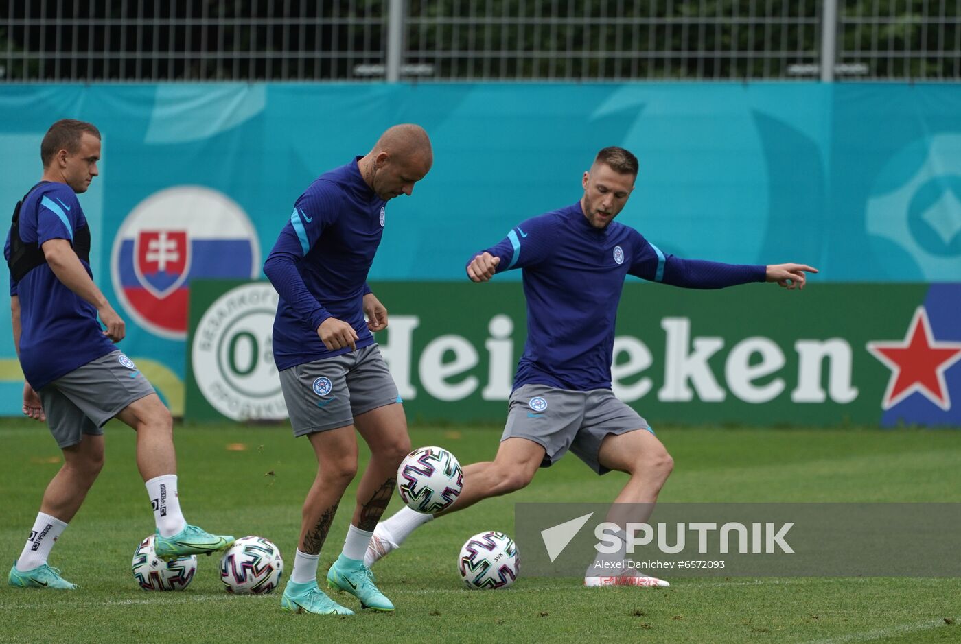 Russia Soccer Euro 2020 Slovakia Training Session