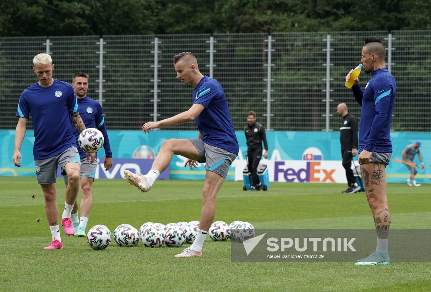 Russia Soccer Euro 2020 Slovakia Training Session