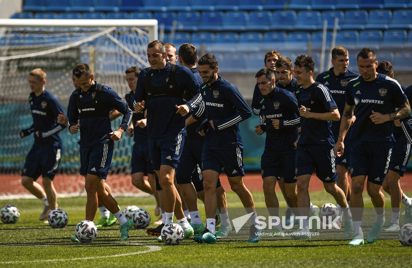 Russia Soccer Euro 2020 Russia Training Session