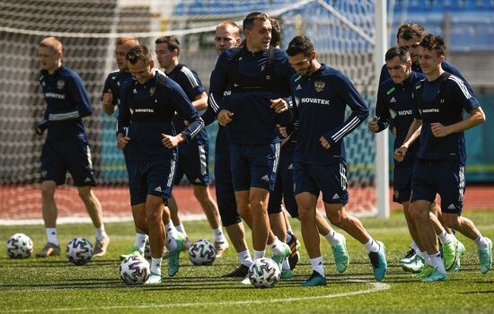 Russia Soccer Euro 2020 Russia Training Session