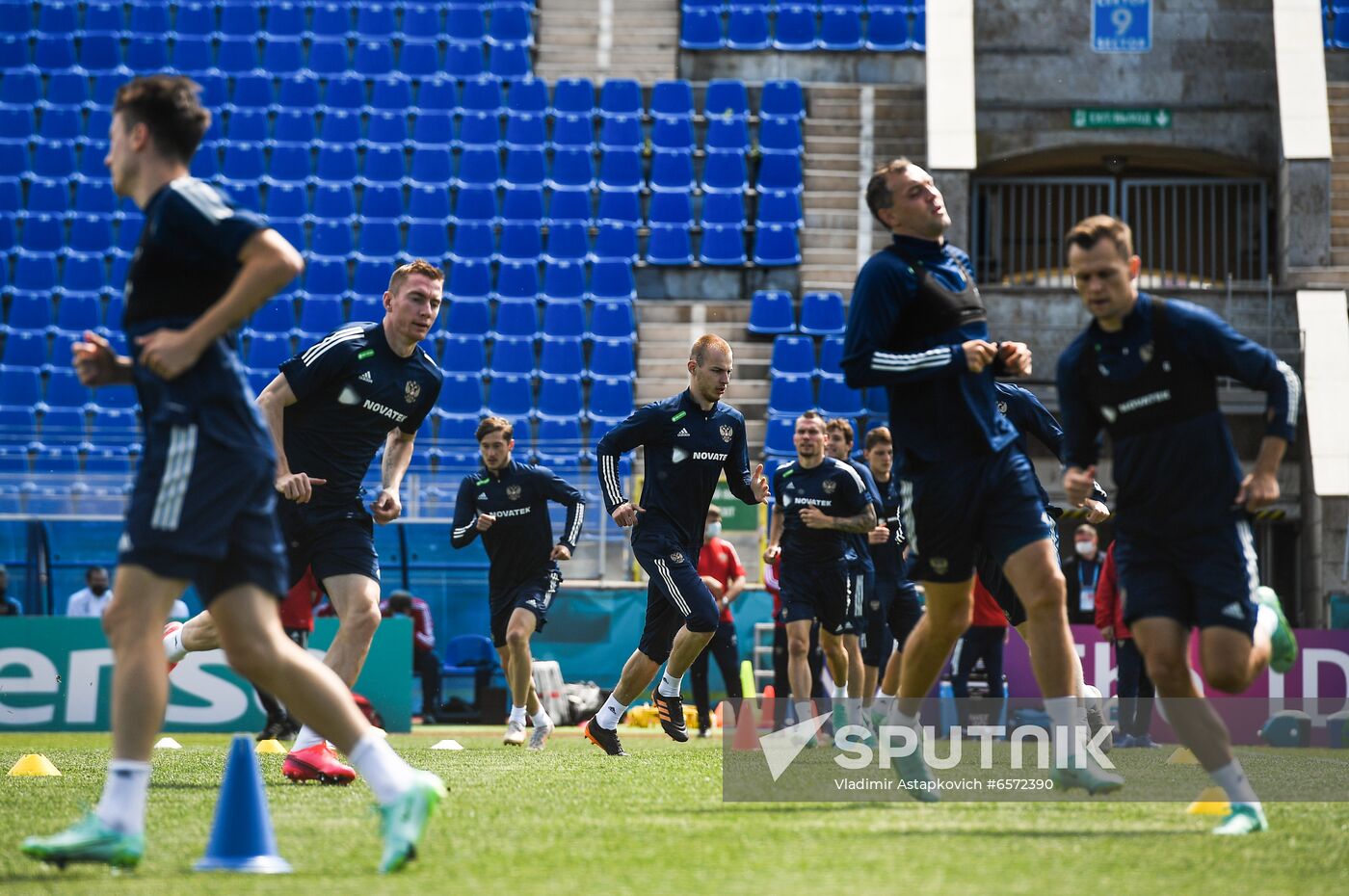 Russia Soccer Euro 2020 Russia Training Session