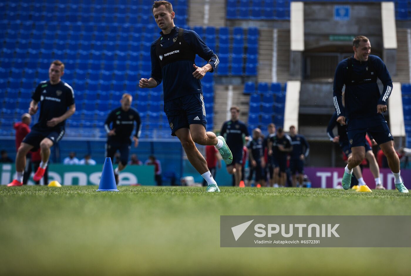 Russia Soccer Euro 2020 Russia Training Session