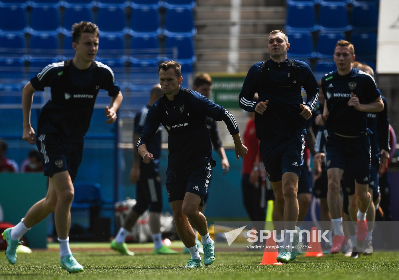 Russia Soccer Euro 2020 Russia Training Session