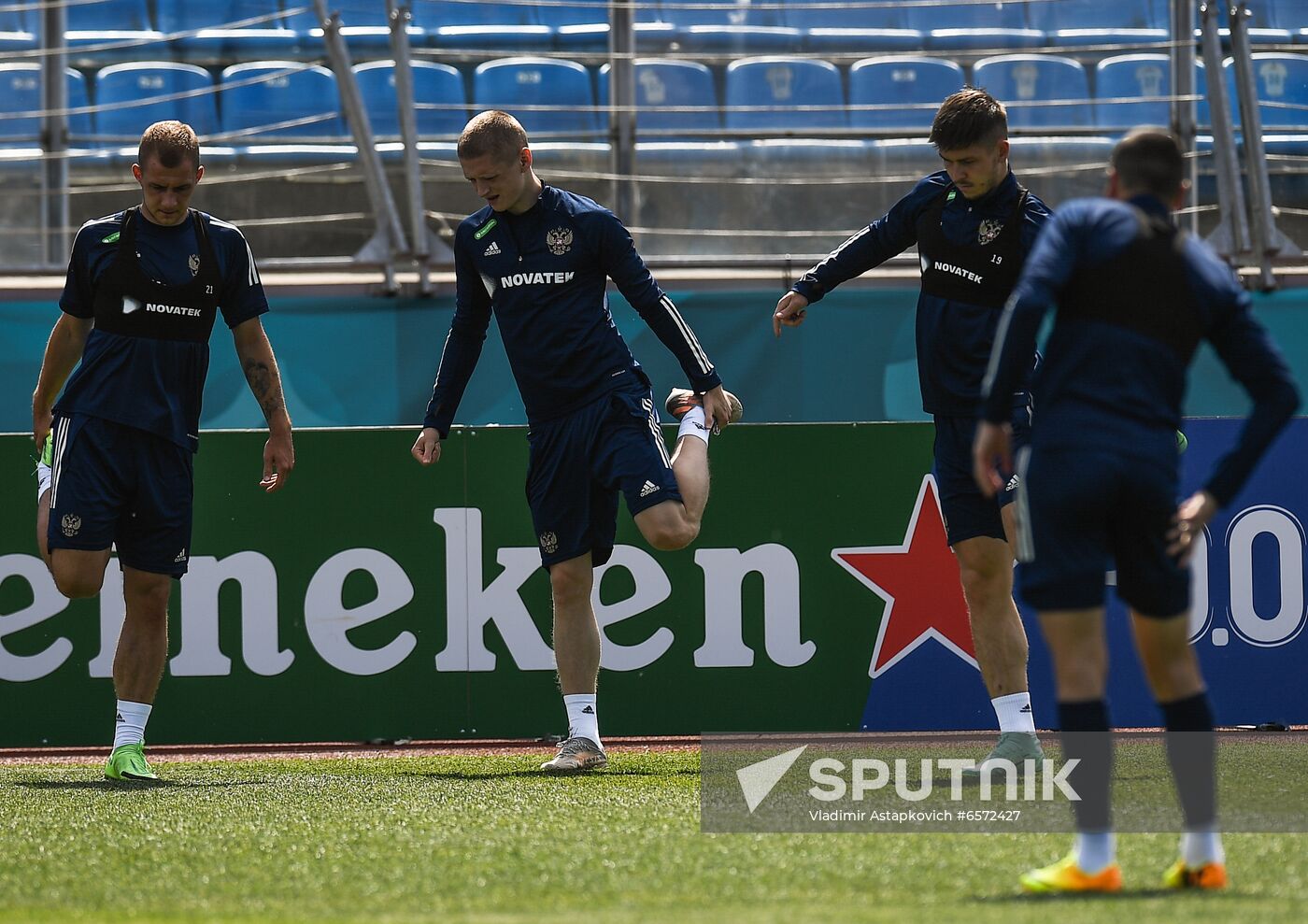 Russia Soccer Euro 2020 Russia Training Session
